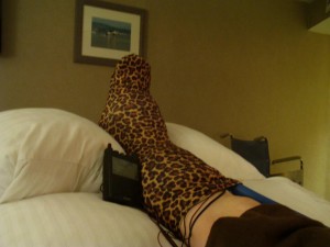 My Cheetah Print Cast cover purchased at www.castcoverz.com