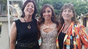 Wedding with  sister, ,Marilyn and daughter Ally